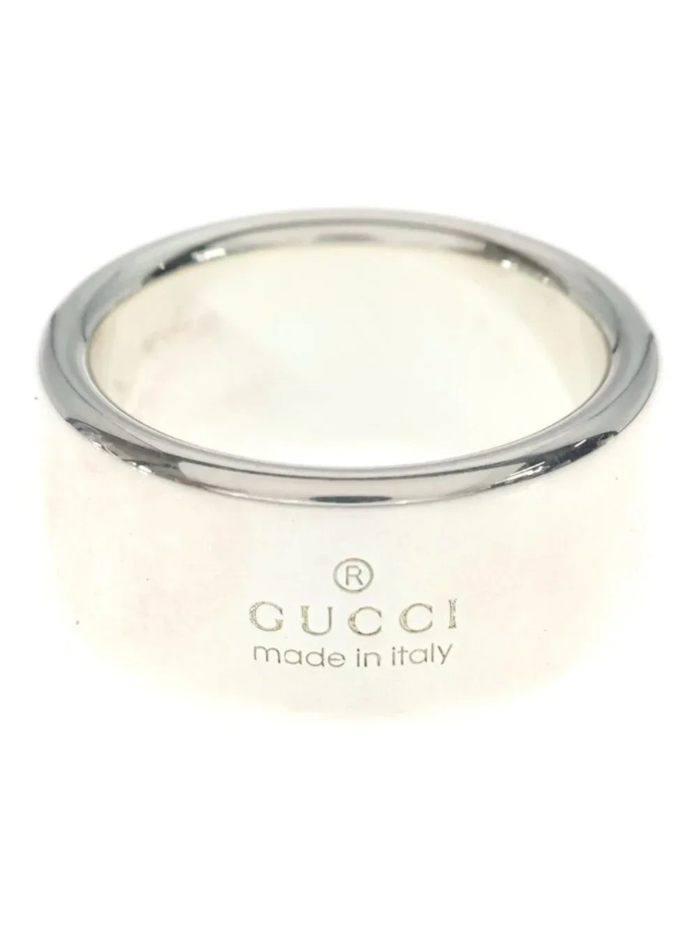 Gucci Diagonal Ring Silver